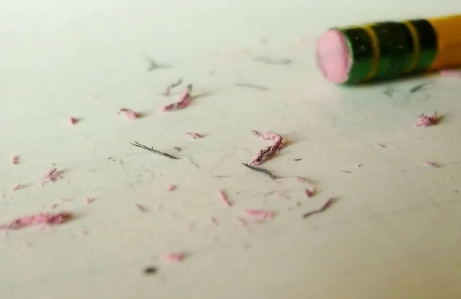 Pencil With a Used Up Eraser