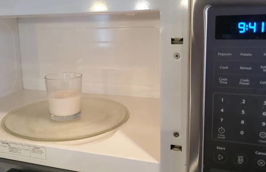 Milk Alternative in the Microwave