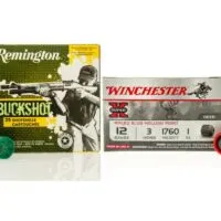 Boxes of Slug Shotgun Shells and Buckshot Shotgun Shells