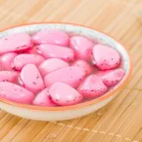 Garlic cloves pickled with ume plum vinegar