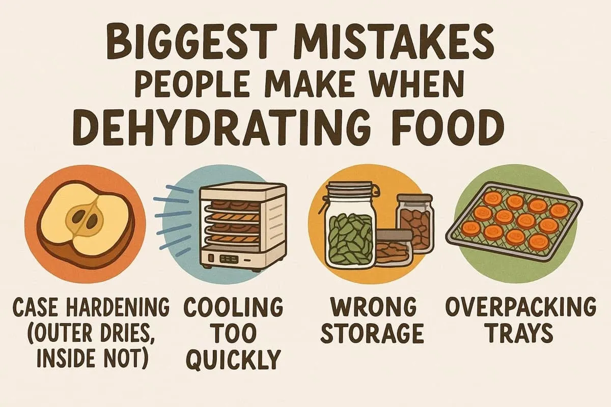 Biggest Mistakes People Make When Dehydrating Food Infographic