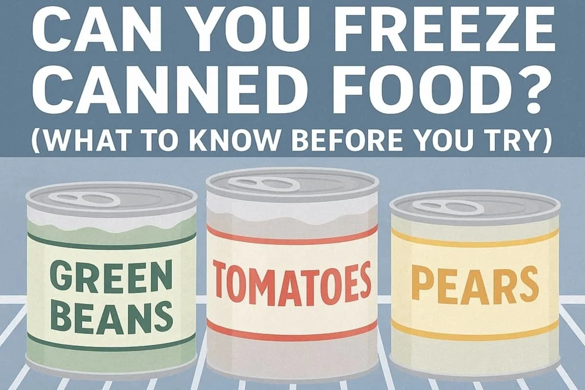 Can you freeze canned food