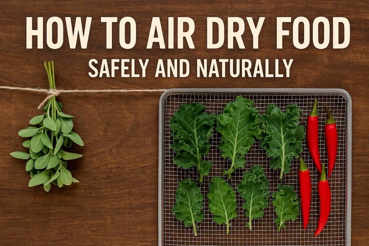 How to air dry food safely and naturally