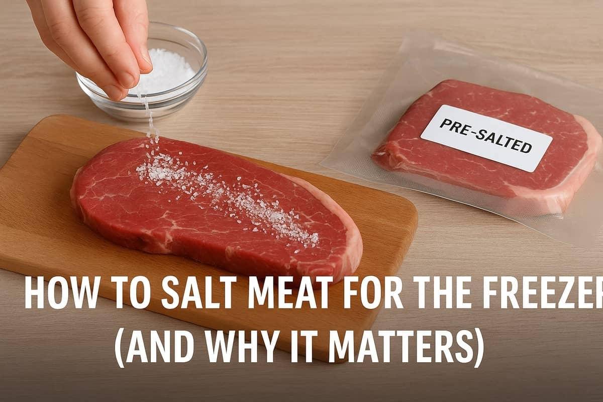 How to salt meat for the freezer and why it matters